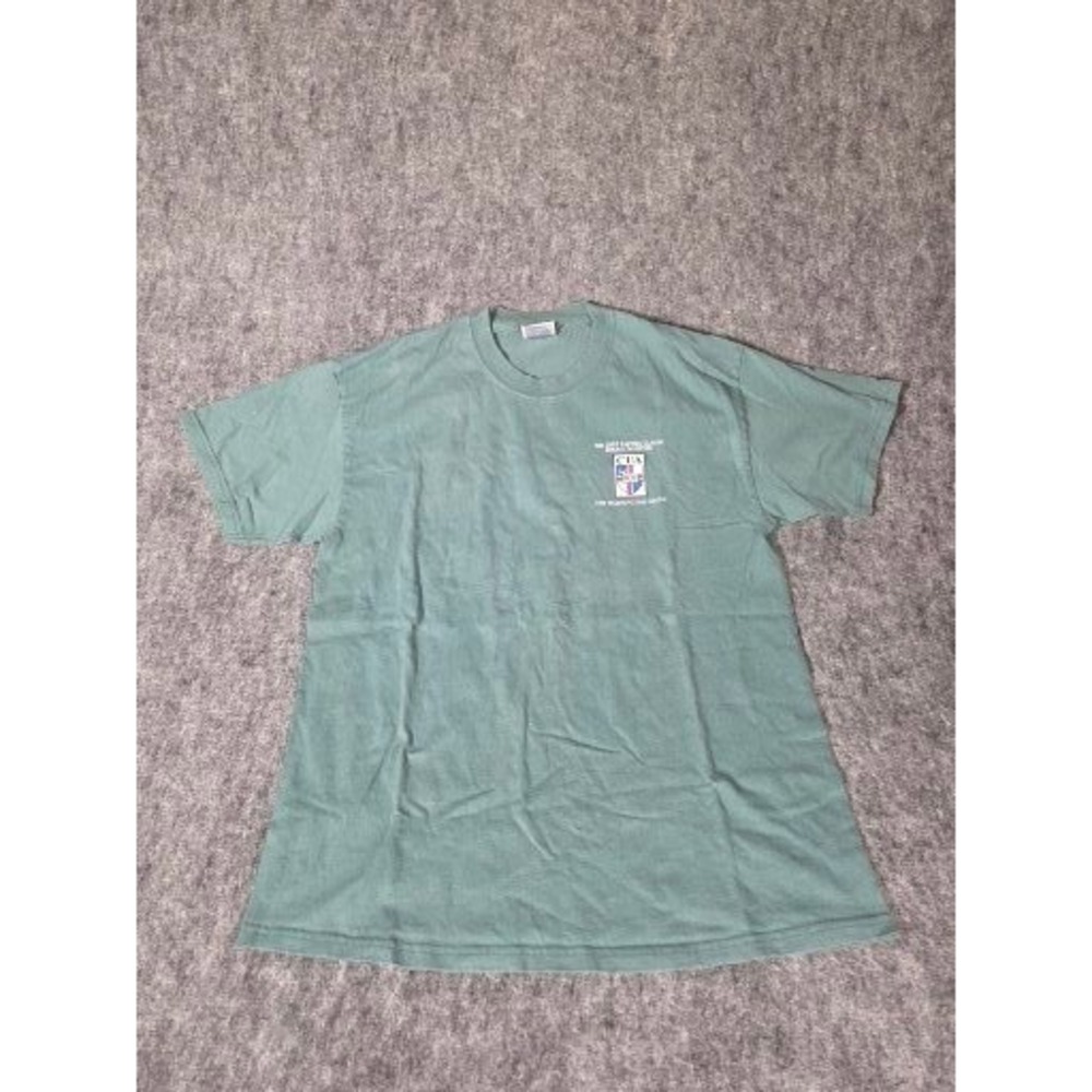 Port and Company Mens 2002 Capitol Classic Debate Institute CUA T-Shirt Green L